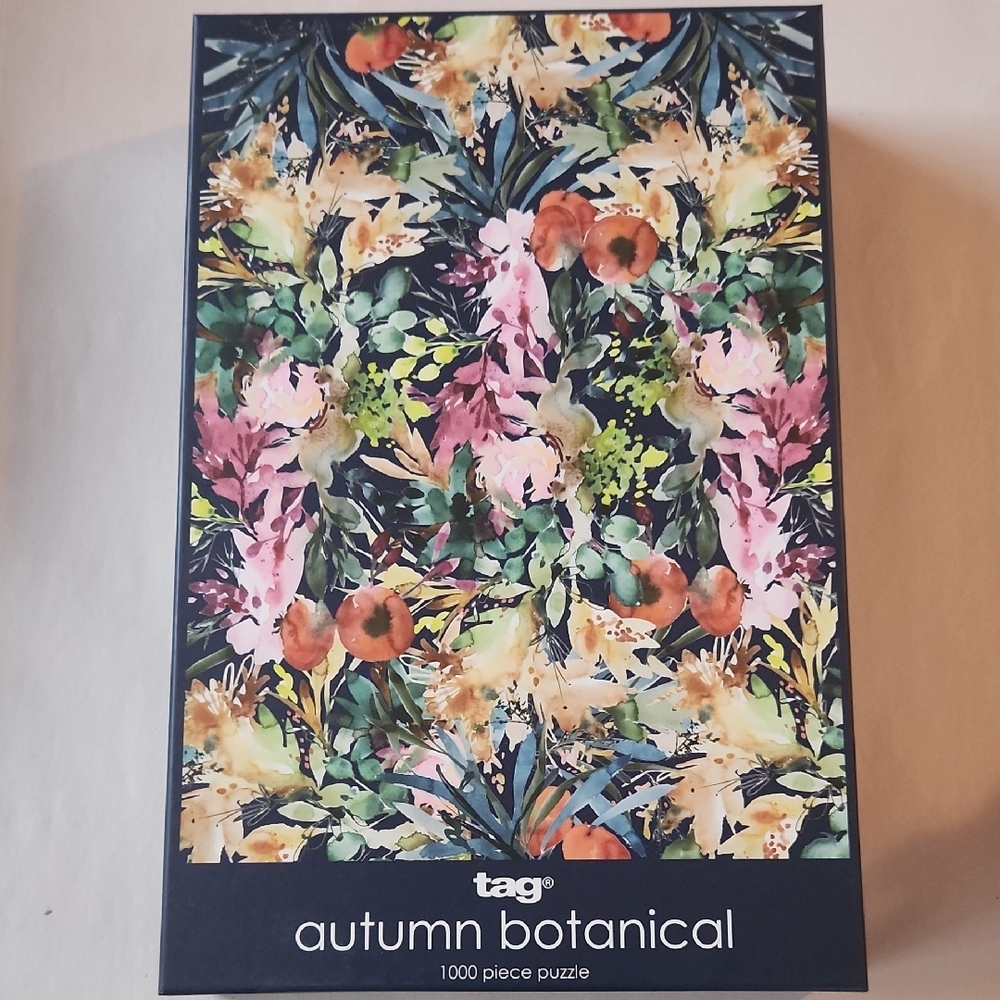 Autumn Botanical Puzzle NWT